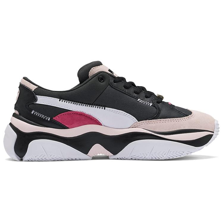 (WMNS) PUMA Storm Anti-Valentinstag Low-Top Laufschuhe Schwarz/Weiß Damen 372118-01