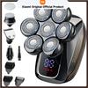 7D Head Shavers for Men 5 In 1 Electric Mens Head Shaver for Bald Men Wet & Dry Waterproof Bald Head Shaver Electric Shavers Men