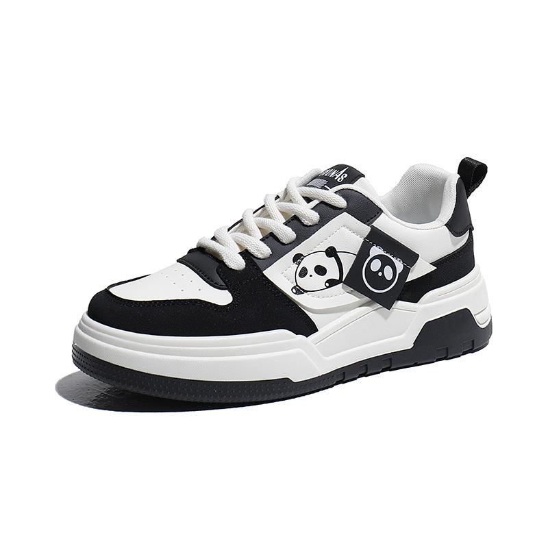 2025 spring little white shoes new Korean version ins female students height increase platform sports board shoes casual shoes female NK852