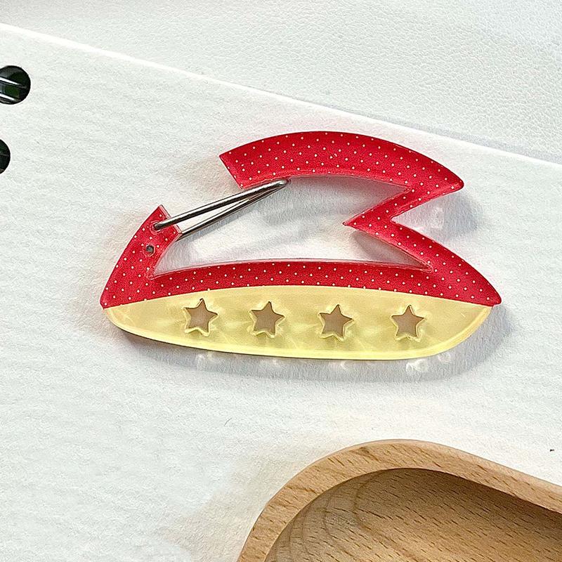1PC DIY Accessories Cute Ornament Bag Charms Bag Pendants Clear Acrylic Keychain Funny Keyring Y2K Pendants Creative Multicolor