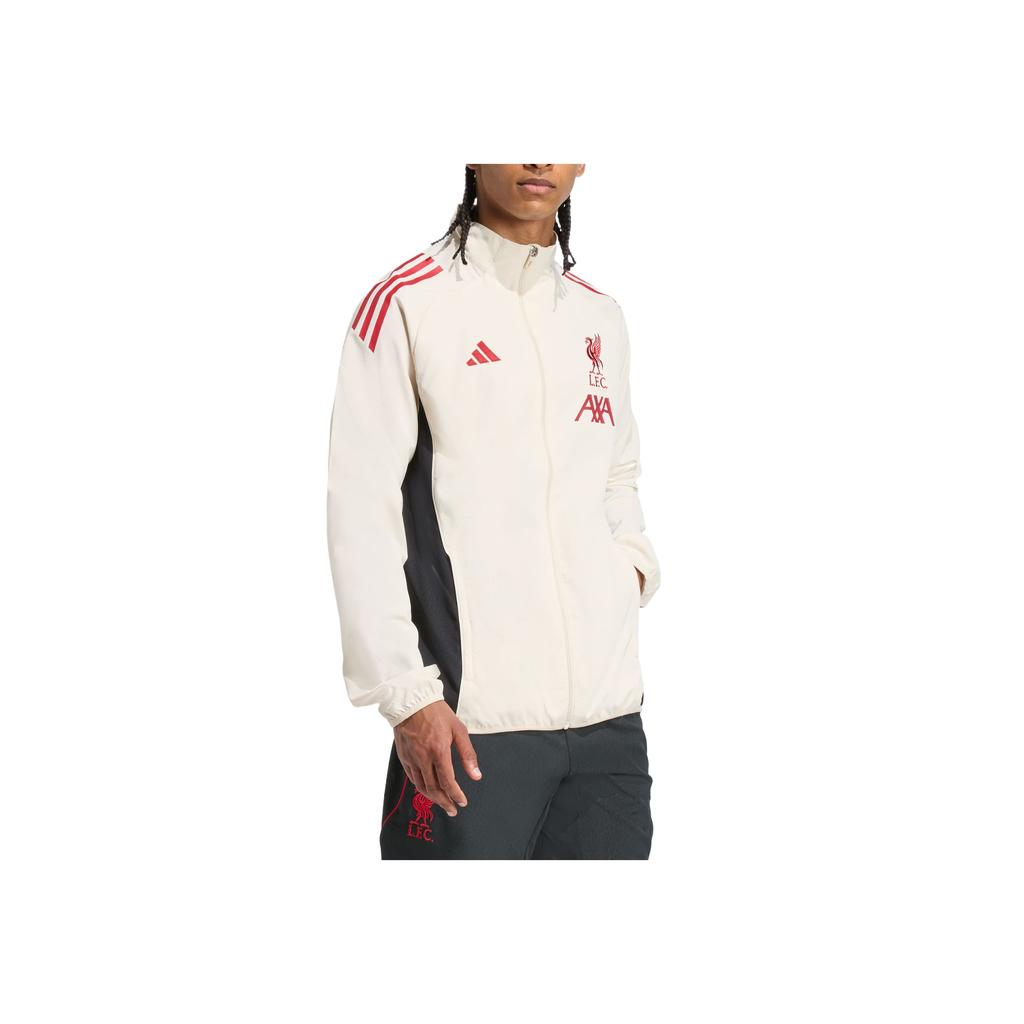 adidas Tiro 25 Liverpool Fc Competition Presentation Miękka Wygodna Prosta Wszechstronna Dopasowana Kurtka Męska Kurtka JV6571