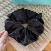 Hair Tie High Elasticity Extra Large Smooth Satin Hair Rope Dot Print Ponytail Holder Korean Style Hair Accessories