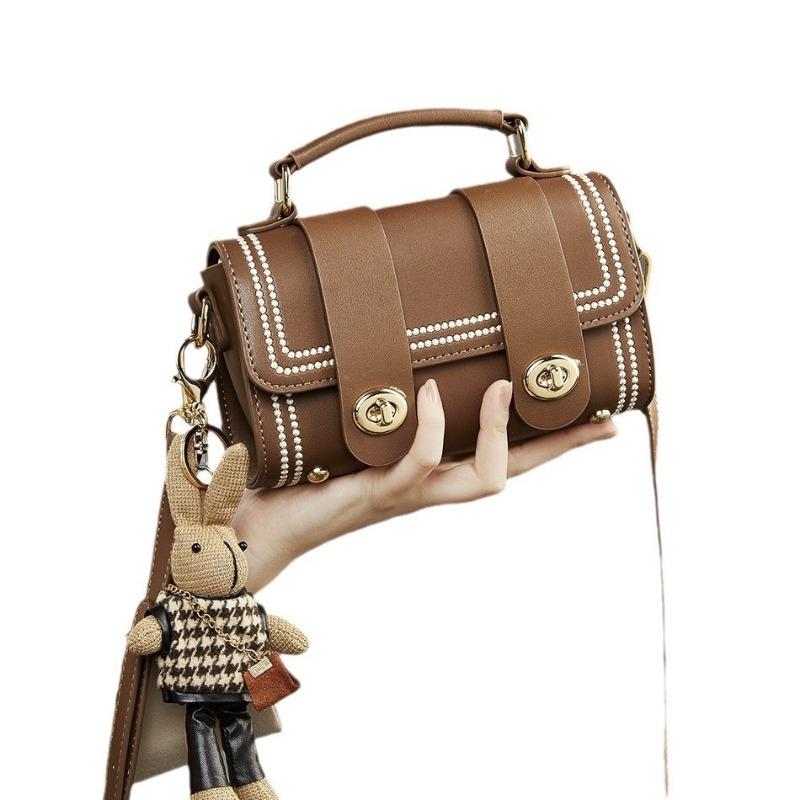 Genuine Leather Bag Multi-layer Cowhide Shoulder Bag Small Square Bag Premium Large Capacity Crossbody Bag for Women