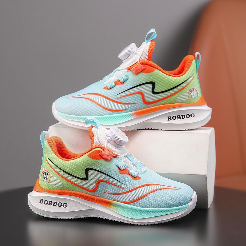 

Babudou Kids Lightweight Non-Slip Sports Shoes - Soft, Breathable, Wear-Resistant. 35