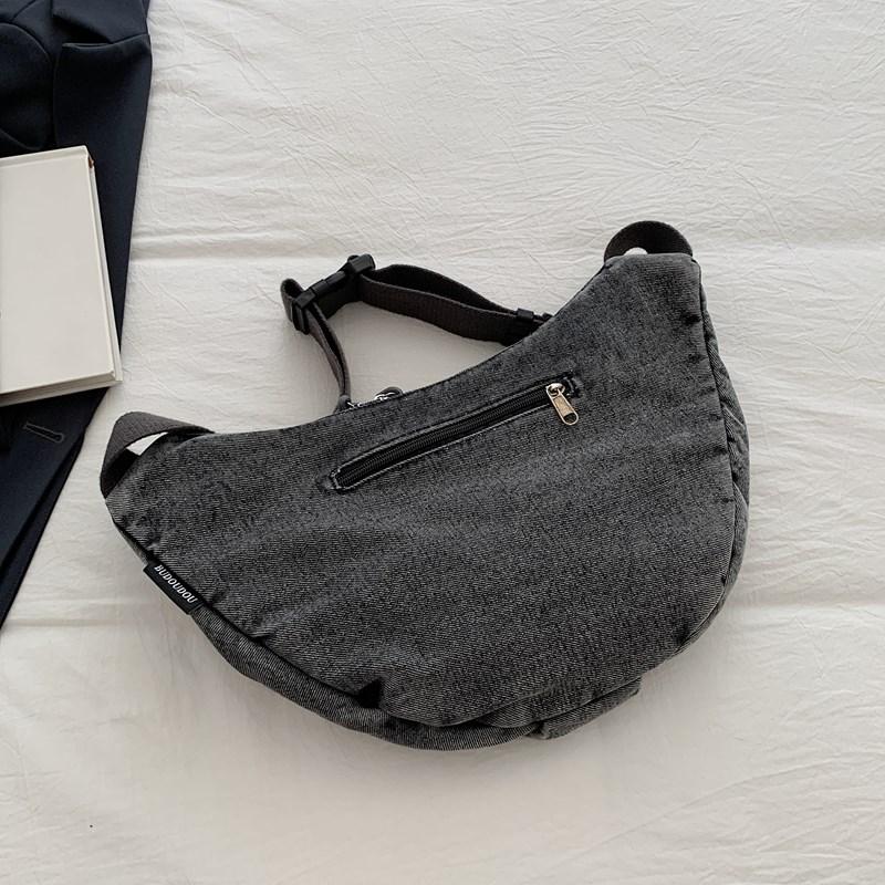 Light Denim Small Bag Women's Shoulder Crossbody Bag Commuter Dumpling Bag