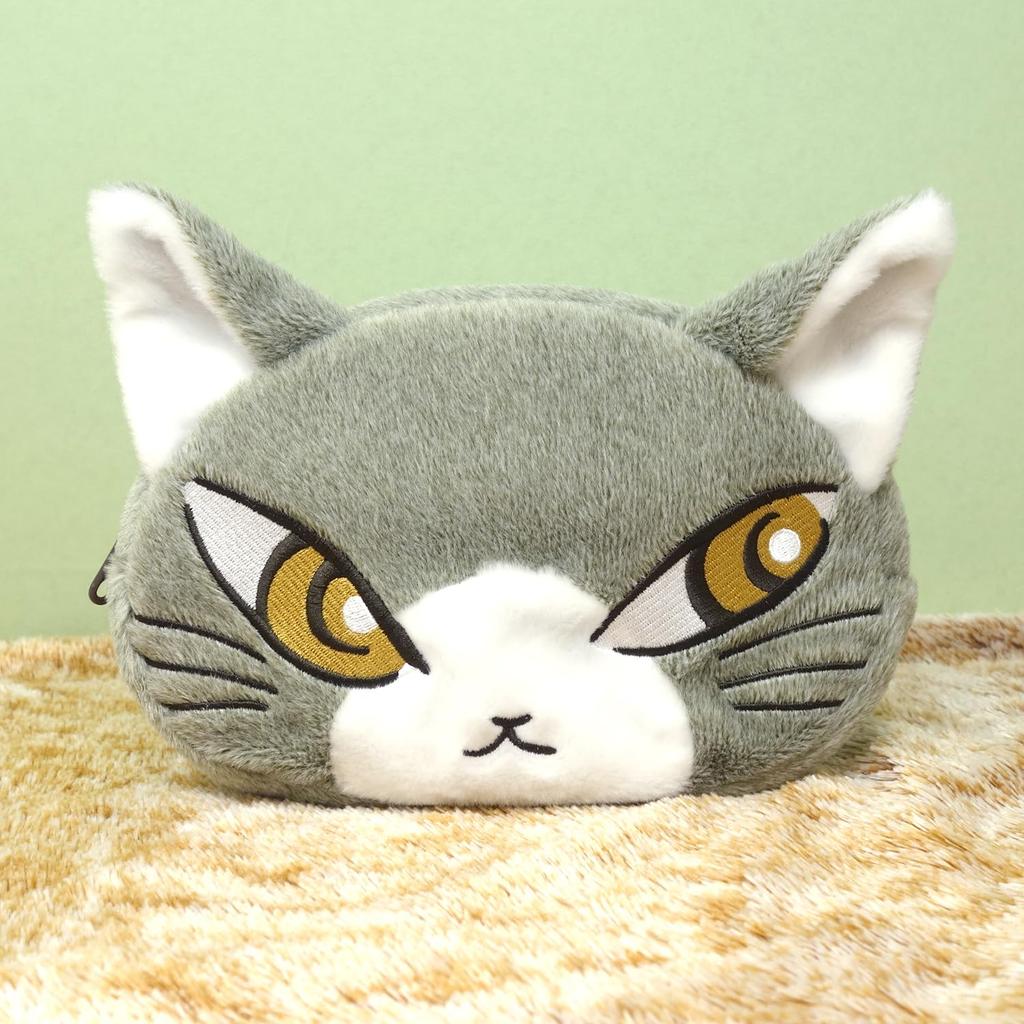 Naitou Design Dayan the Cat Baby Dayan Reversible Pouch, Dimensions: Approx. 16.5cm H X 22cm W X 5cm D