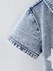 Boys' Two-Piece Casual Outfit: Versatile Short-Sleeve Collared Shirt with Star Pattern and Matching Loose-Fit Shorts Set (Spring/Summer Collection)