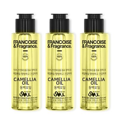FRANCOISE Camellia Oil Camellia Oil Benefits 1+1+1 Hair Strengthening Hair Essence, 100ml, 2 Ea.