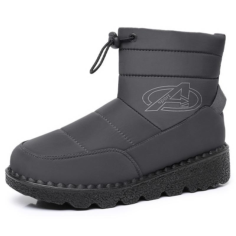 Women's Winter Snow Boots With Faux Fur Lined Warm Waterproof Walking Ankle Booties for Women Comfort Non-Slip Platform Short Boot Shoes With Zipper