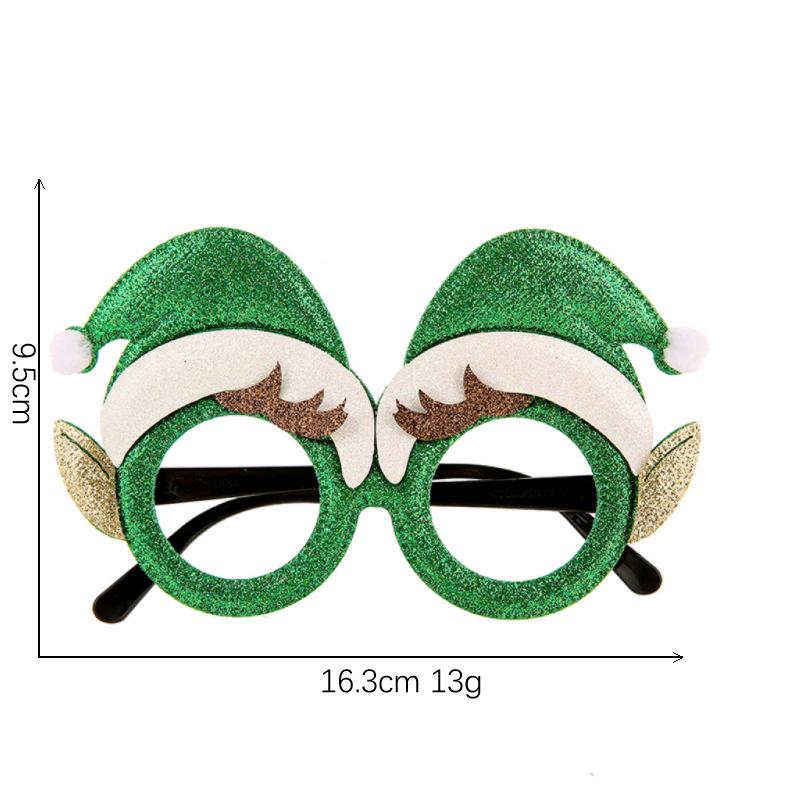 Festive Headband Eyeglass Frames: Christmas, Halloween, Valentine's Day & Party Glasses with Santa Claus Design