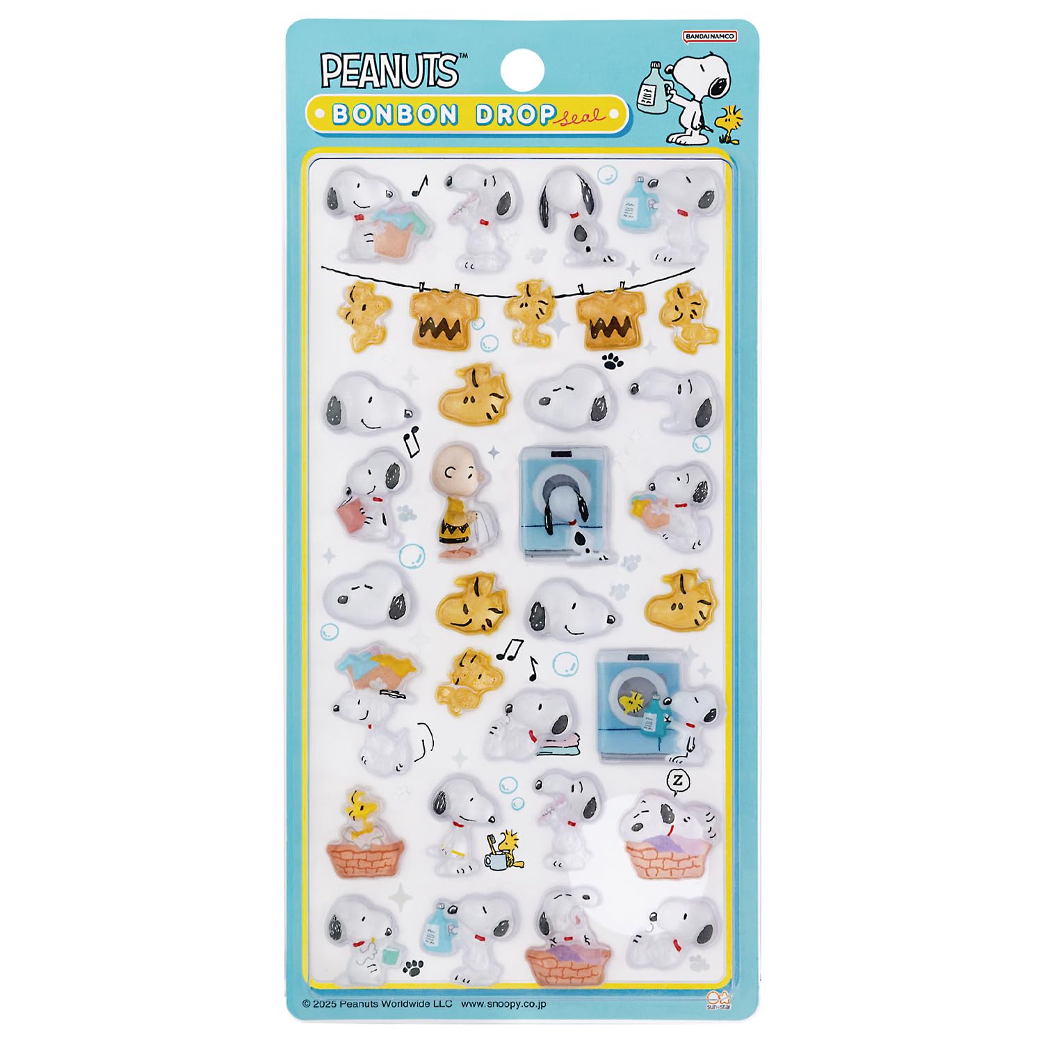 

Sunstar Stationery Snoopy Bonbon Drop Stickers for S8812187 Laundry,