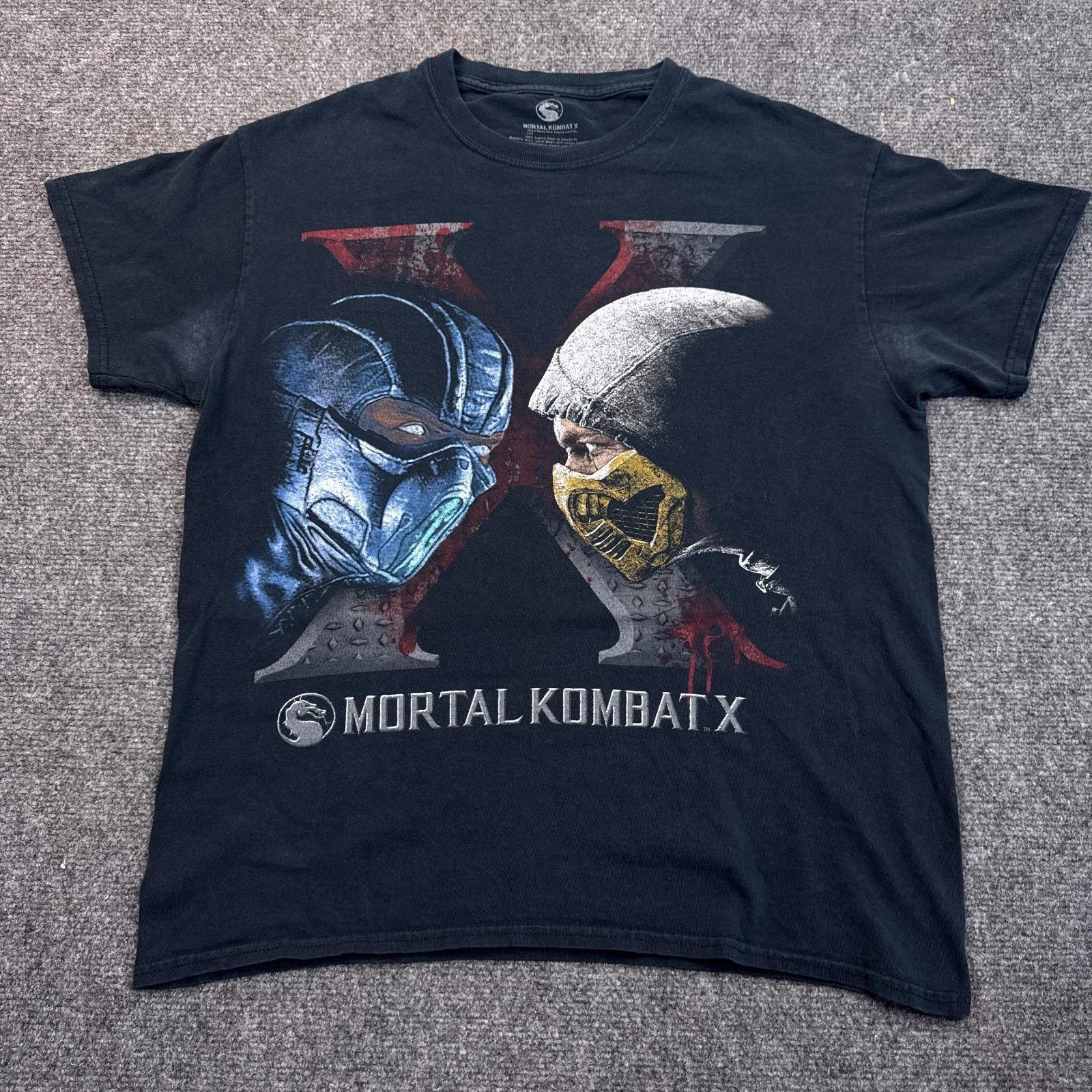 

Mortal Kombat X Promo T Shirt Adult Size Medium (Fits Small) Vintage Style Retro S