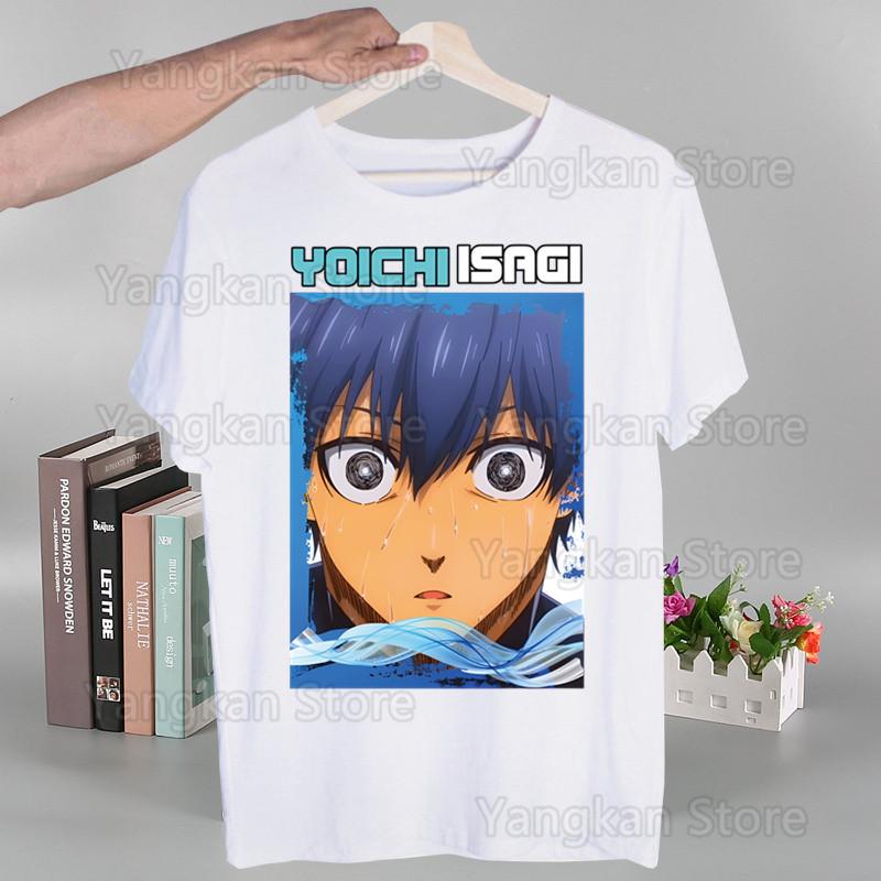 

Blue Lock Япония Аниме Харадзюку Мужские Футболки Футболки Рубашка Топы Дизайн Короткий Рукав Эстетичная Аниме Футболка XL