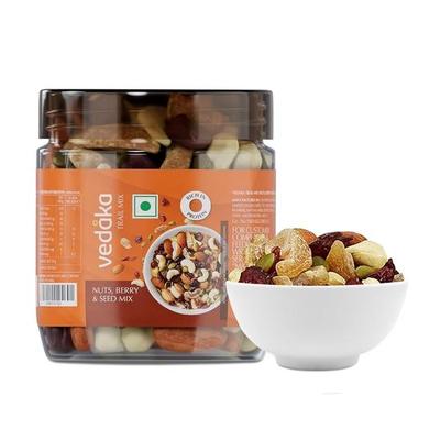 Vedaka Nuts, Berries and Seed Mix, 200 Gm Pouch | Almond, Cashew, Cranberry, Amla and Pumpkin Seeds | Healthy Snacking (Previously Kitchen Cheer)