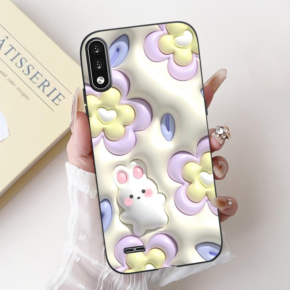 Cartoon Painting Phone Case For LG K22 2020 K10 K52 K61 K62 K42 2020 Shockproof Cover Luxury Flower Soft Liquid Silicone Cqoue