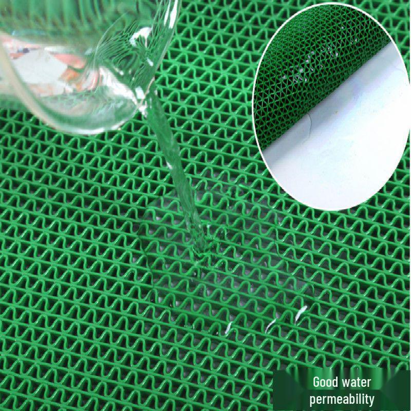 Hollow Anti-Slip Water-Blocking Mat for Kitchen, Pool, and Bathroom