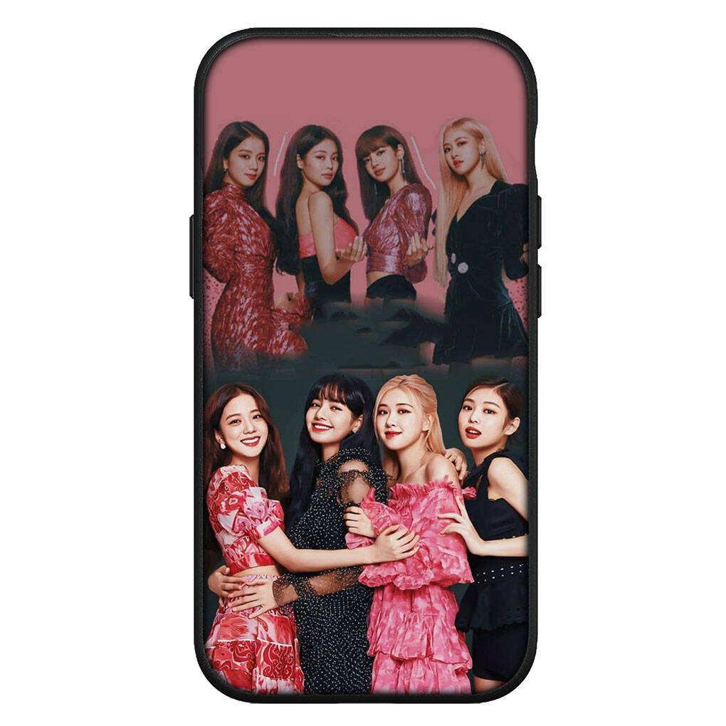 

Чехол для iPhone 17 16 15 Xiaomi Poco Redmi Note 14 13 12 11 Pro Max Samsung Galaxy S25 S24 9 OPPO Huawei Черный Лиса Розэ Дженни Джису Розовый Чехол для телефона for Samsung Galaxy S20 Fe болюс