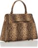 Lily Brown Trapezoid Handbag LWGB211313 BEG Women's