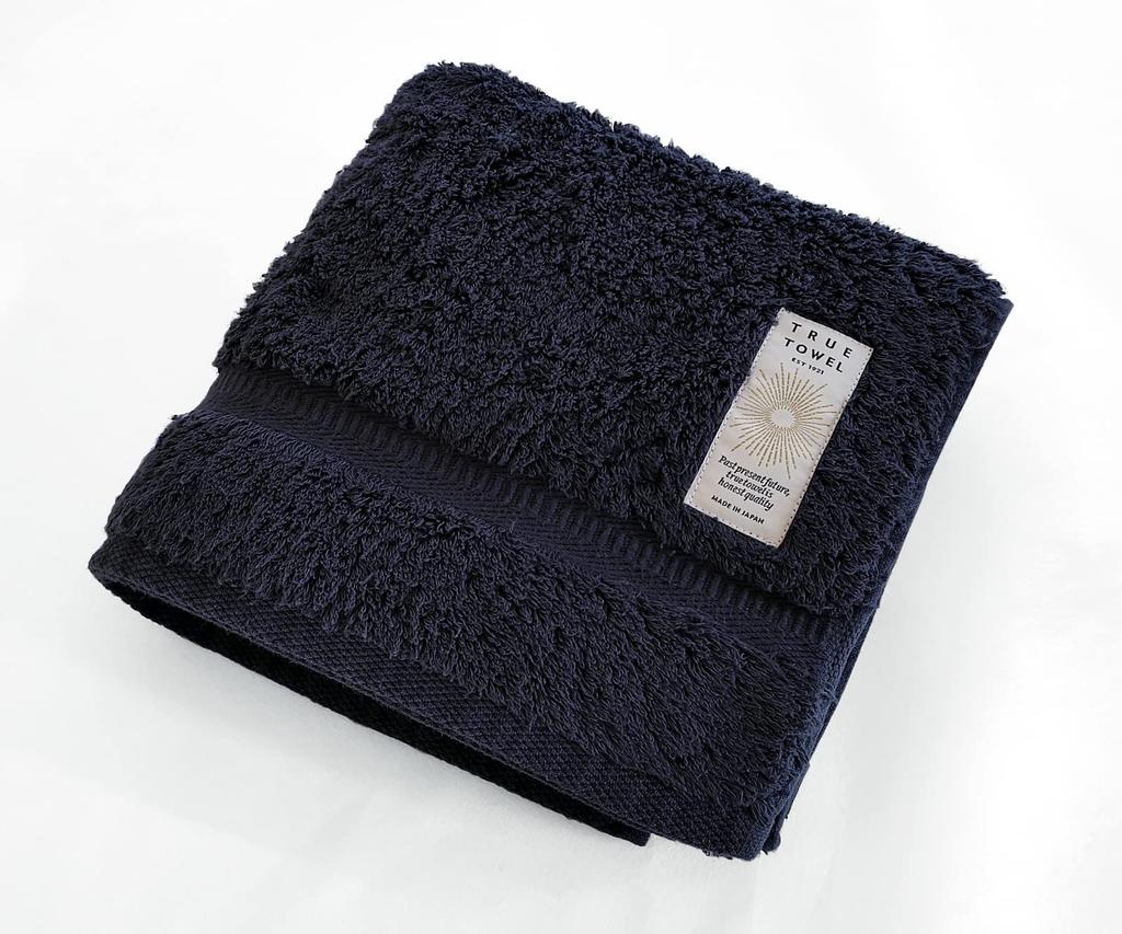 TRUE TOWEL classic HOTEL Grand Face Premium Imabari Towel Towel, (Navy)