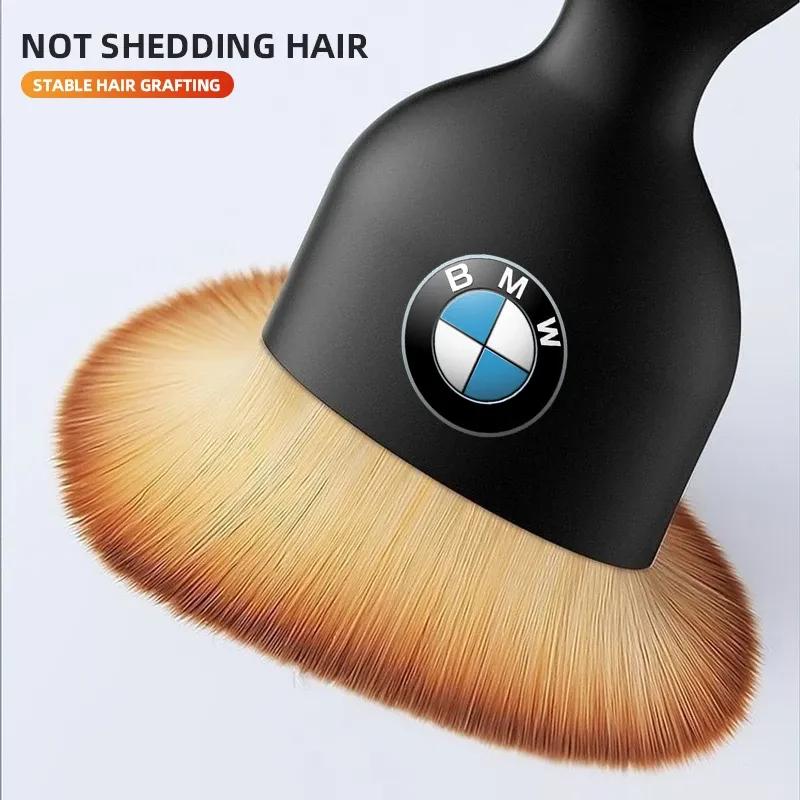 1Pcs Car Emblem Cleaning Soft Brush Dust Remover Tool For BMW Performance E39 E90 E36 E46 G22 F25 F20 F15 F40 F36 G30 G20 G05