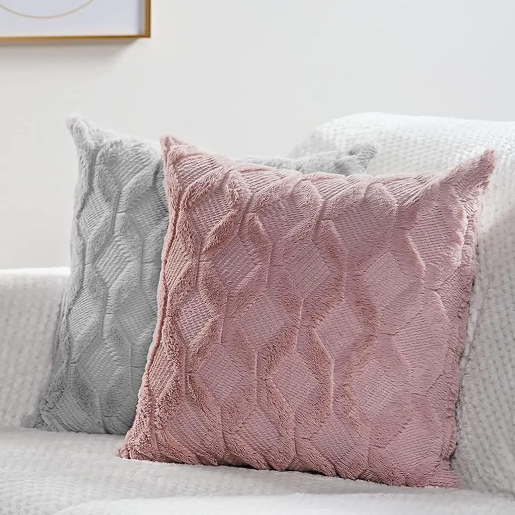 Soft Plush Pillow Cover Fluffy Cushion Cover Decorative Pillow Case Sofa Bedroom Living Room Home Decor 30*50|40*40|45x45|50*50