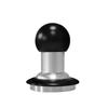 Precisions Spring Loaded 58mm Espresso Tamper Stainless Steels Rippled Base And Ergonomic Aluminum Handle For Baristas