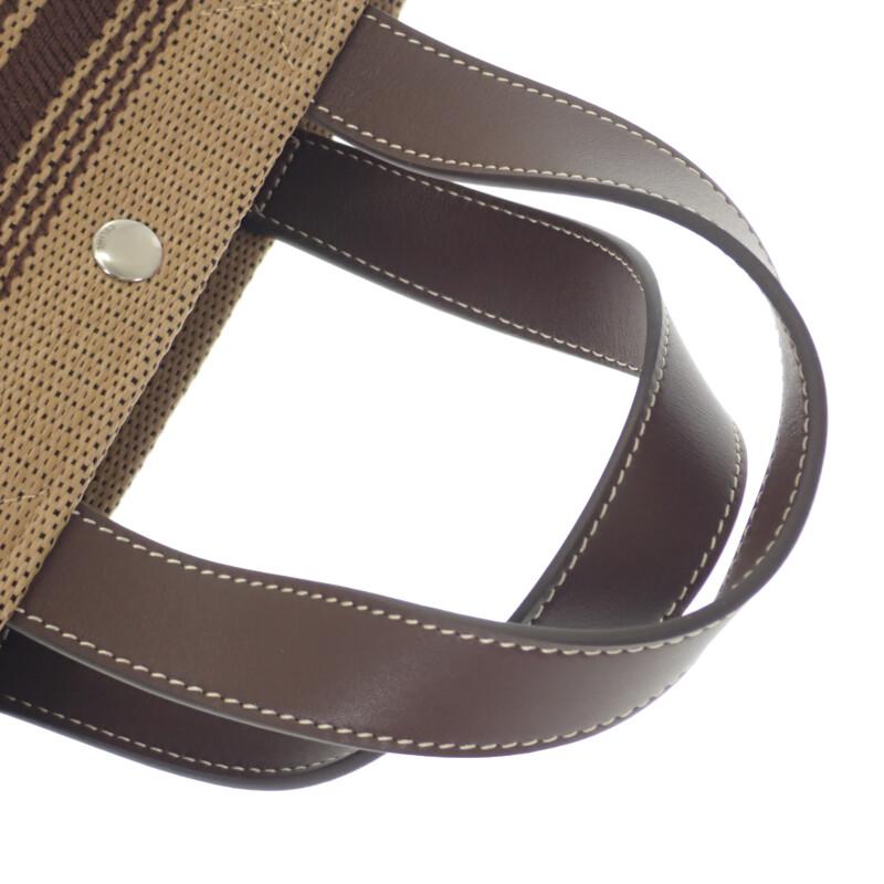 CELINE 116992FRY.02NU 2WAY Tasche Braun Leder/Raffia Damen
