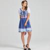 Women's Casual Beer Dress Short Sleeve Drop Shoulder Dress Bavarian Women's Clothing
