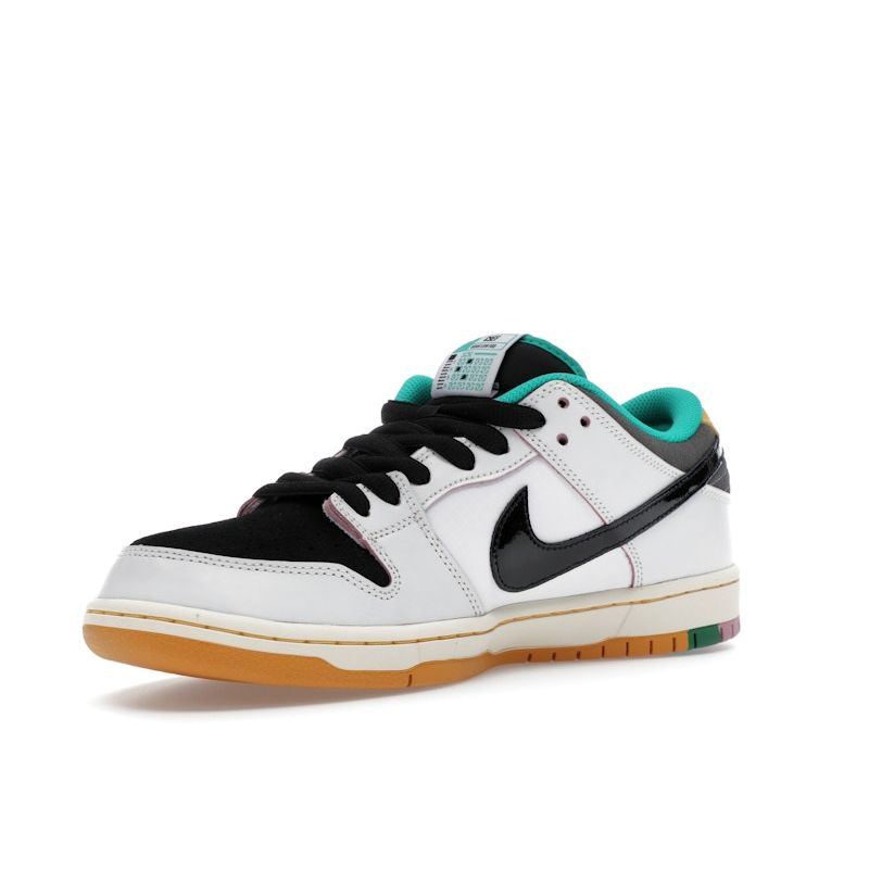 CSEF x Nike Dunk Low SB White Clear Emerald Unisex Sneakers Summit-White Black Iron-Grey HJ4132-100
