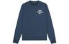 Sweatshirts Men's Marine Blue Crew Neck Moderate Regular MT33535-NNY