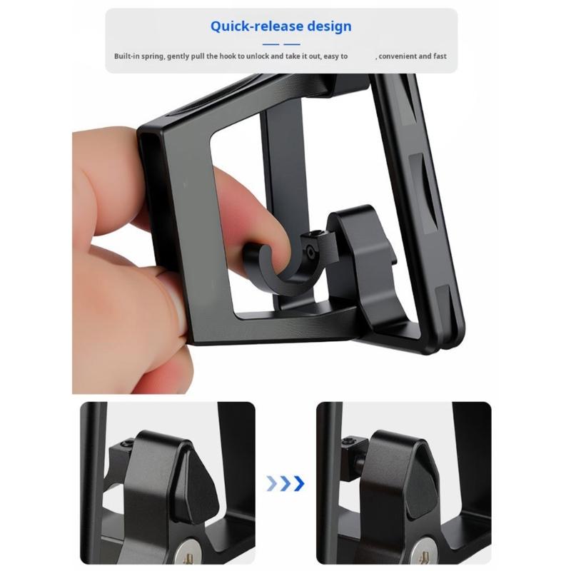 Folding Bicycles Front Carriers Adapter Folding Front Bracket Aluminum Bicycles Bag Rack Mount Base for Folding Bicycles