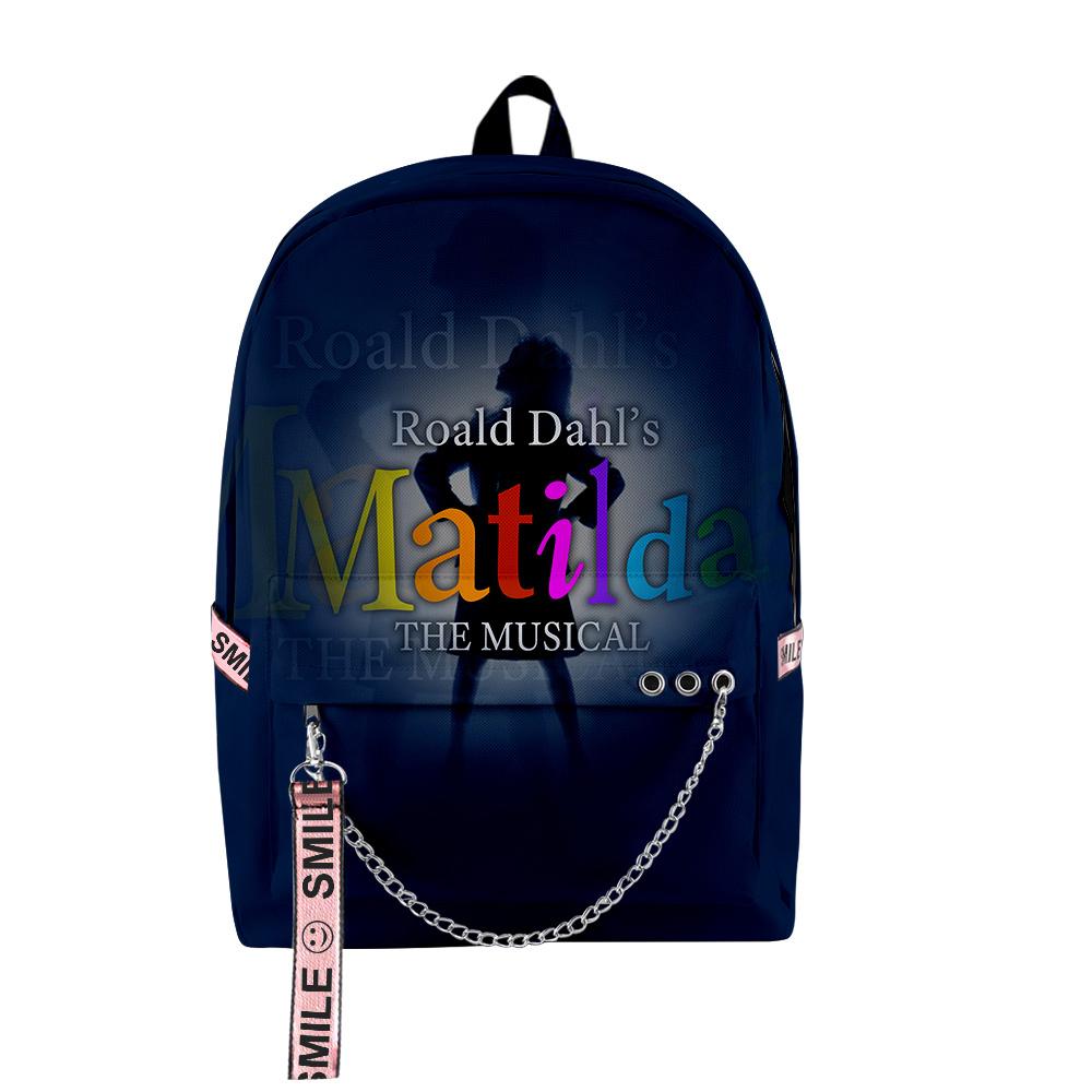 Luxury Roald Dahl's Matilda the Musical Movie 3D Print School Bags Unisex Oxford Waterproof Notebook multifunction Backpacks