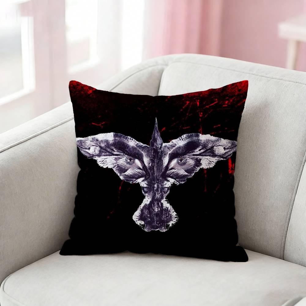 Thriller TTHE CCROWS Pillow Case Pattern Printed Pillowcase For Living Room Sofa Cushion Cover