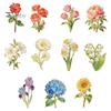 Decorative Clothing Pin Brooch Pin, Enamel Flower Design with Smooth Edges, Lapel Lightweight Zinc Alloy Badge for Jackets Scarves Bags Gift Non-snag