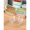 Kitchen Refrigerator Microwave Safe Plastic Lunch Box, Rectangular-Shaped Fresh-Keeping Box For Food Storage, Fruits & Snacks With Seal Cover, Kitchen