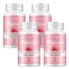Capsule di ibisco biologico, di origine vegetale, polline biologico, facilmente assorbibili, adatte agli adulti.
