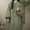 Oversized Ruitvormig Gewatteerd Katoenen Jack Europees Damesjas Lang Lichtgewicht Katoenen Jack Winter Parka Jas Dames