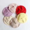 Multicolour Kids Berets Knitted Princess Cap Korean Children Warm Beret  Autumn Winte