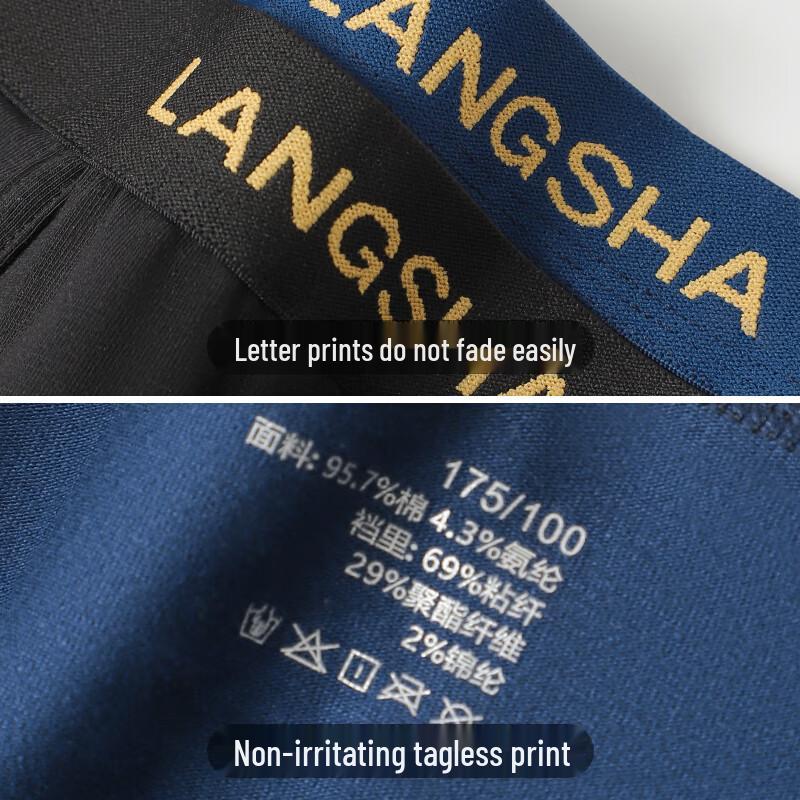 Langsaha 2025 Men's Summer Antibacterial Boxer Briefs