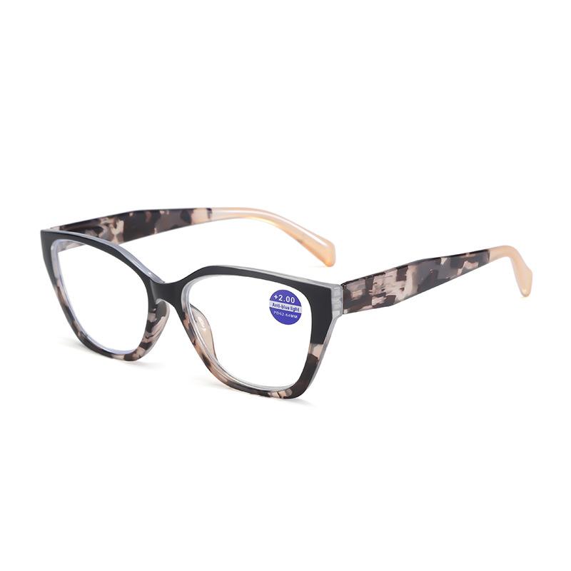 Hawksbill Reading Glasses Square Anti-Blue Reading Glasses Frame Glasses