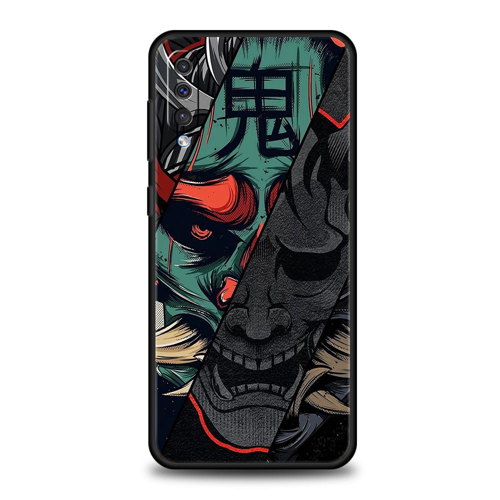 

Samurai Hannya Mask Ghost Phone Case For Samsung A56 A36 A26 A24 A16 A14 A12 A32 A50 A70 A22 A40 A34 A54 A42 A52 5G A06 Cover Samsung A26