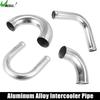 Uxcell Bend Elbow Tube Aluminum Alloy Car Univesral 25/38/45/51/63/76/89/102mm OD 100mm Length 90/180 Ddgree Air Intake Tube
