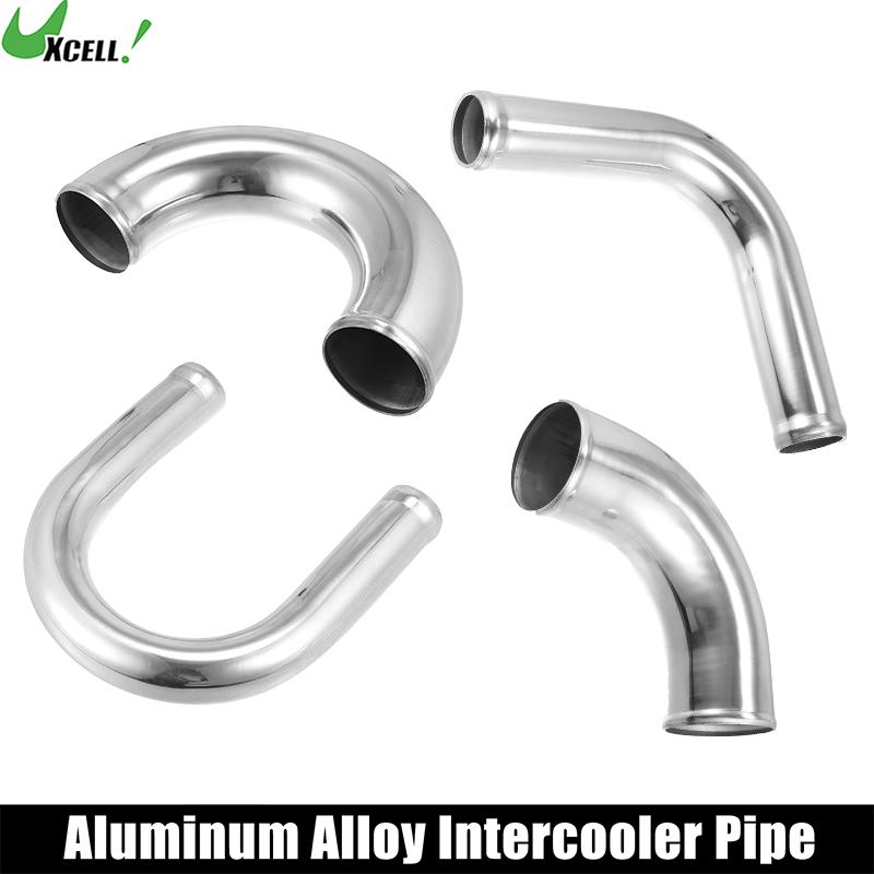 Uxcell Bend Elbow Tube Aluminum Alloy Car Univesral 25/38/45/51/63/76/89/102mm OD 100mm Length 90/180 Ddgree Air Intake Tube
