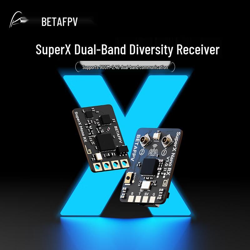 

BETAFPV SuperX Dual-Band ELRS FPV Receiver (CN version)