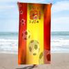 Spain Football Print Beach Towel, Large Soft Quick Dry Towel for Beach Camping Swimming