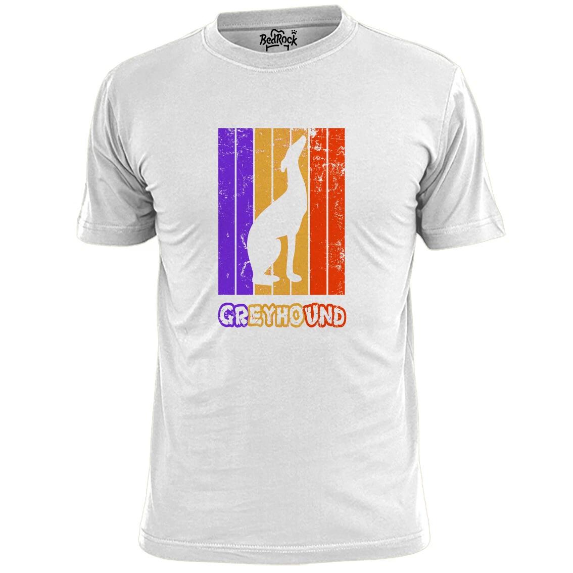 

Mens Greyhound Dog Logo T shirt Pooch Pet Sighthound XL