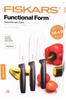 Set of 3 Functional Form™ Kitchen Knives 1057556
