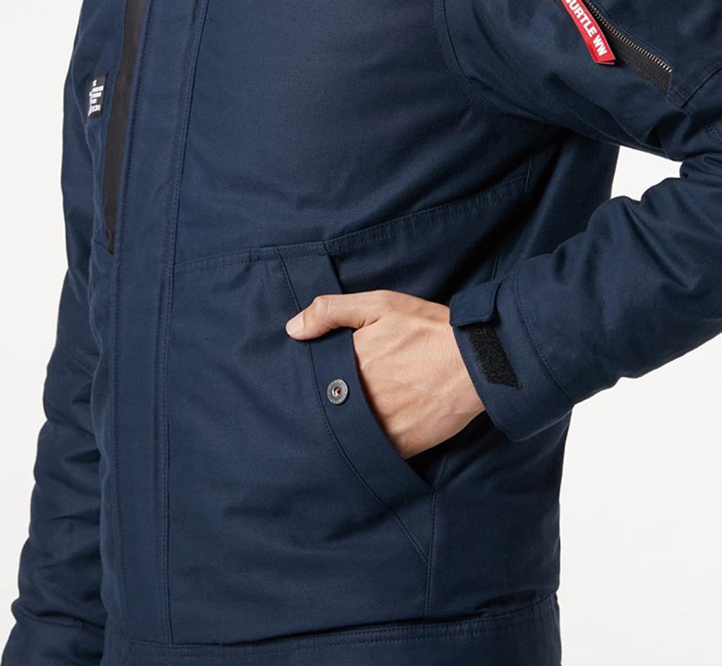 BURTLE Heater Jacket For Black 8210 35 S (Large Hooded) (Unisex) Autumn/Winter