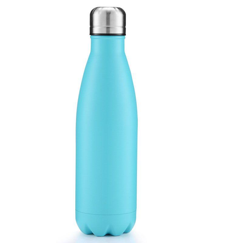 Water Sports 500ml Bottle Double Wall Vacuum Insulated Cola Shape Bottle Water