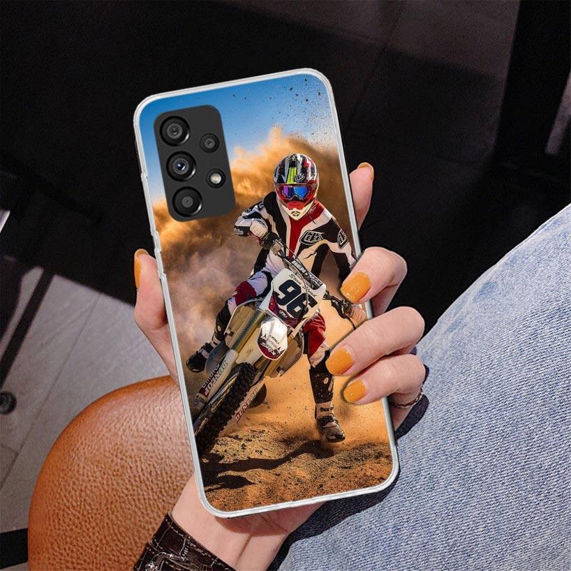 

Motocross Motorcycle Dirt Bikes Phnoe Case for Samsung Galaxy A17 A37 A57 A16 A26 A36 A56 A15 A14 A13 A55 A54 A53 A35 A34 A33 A2 Samsung A37